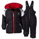 Boys 4-7 I-extreme Colorblock Heavyweight Jacket & Bib Snowpants Set, Size: 4, Black