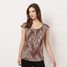 Women's Lc Lauren Conrad Pleated Crinkle Top, Size: Xxl, White Oth