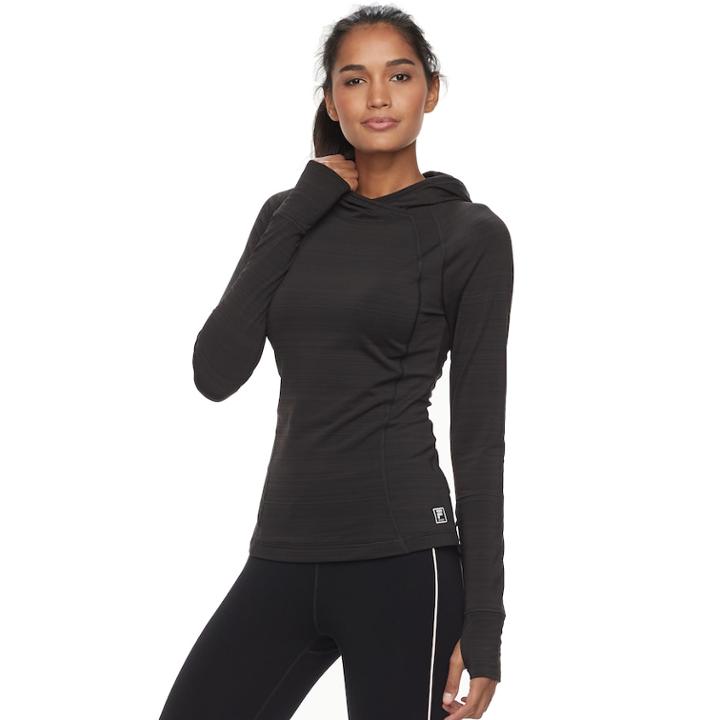 Women's Fila Sport Signature Fleece Pullover, Size: Xs, Black