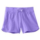 Girls 4-10 Jumping Beans&reg; Solid Dolphin-hem Shorts, Girl's, Size: 10, Med Purple
