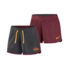 Women's Nike Iowa State Cyclones Dri-fit Touch Shorts, Size: Medium, Grey
