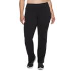 Plus Size Tek Gear&reg; Dry Tek Straight Leg Sweatpants, Women's, Size: 1xl, Black