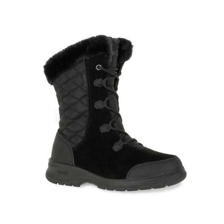 Kamik Boston 2 Women's Waterproof Winter Boots, Size: Medium (10), Black