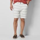 Men's Sonoma Goods For Life&trade; Flexwear Fashion Flat-front Shorts, Size: 33, White Oth