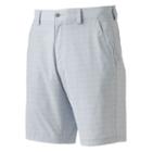 Men's Grand Slam Comfort Waistband Stretch Performance Golf Shorts, Size: 34, Silver