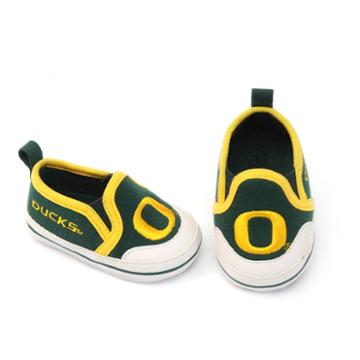 Baby Oregon Ducks Crib Shoes, Infant Unisex, Size: 6-9 Months, Green