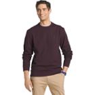 Men's Izod Advantage Sportflex Regular-fit Solid Performance Fleece Sweatshirt, Size: Xl, Drk Purple