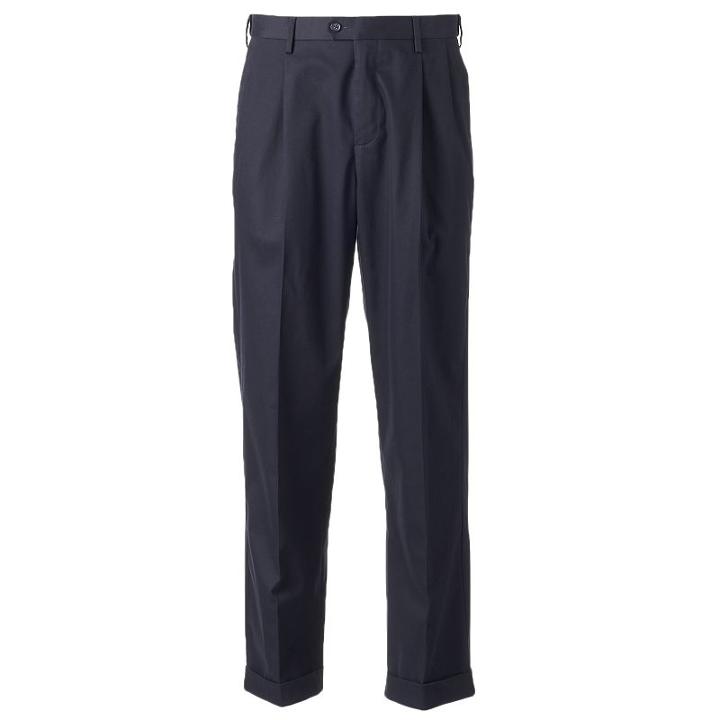 Men's Croft & Barrow&reg; No-iron Relaxed-fit Pleated Pants, Size: 33x32, Black
