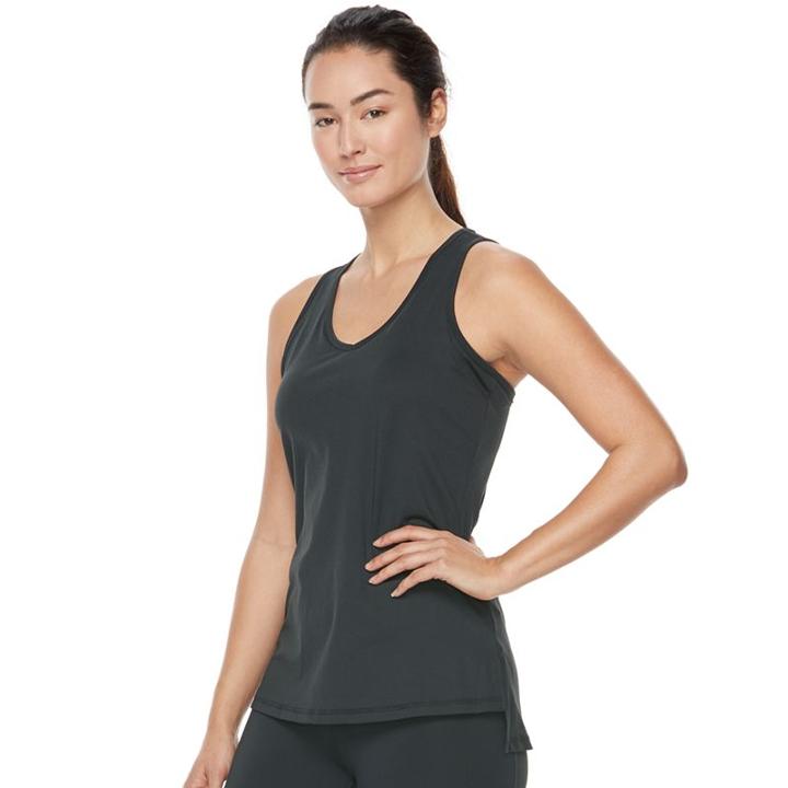 Women's Gaiam Breathe Yoga Tank, Size: Small, Oxford