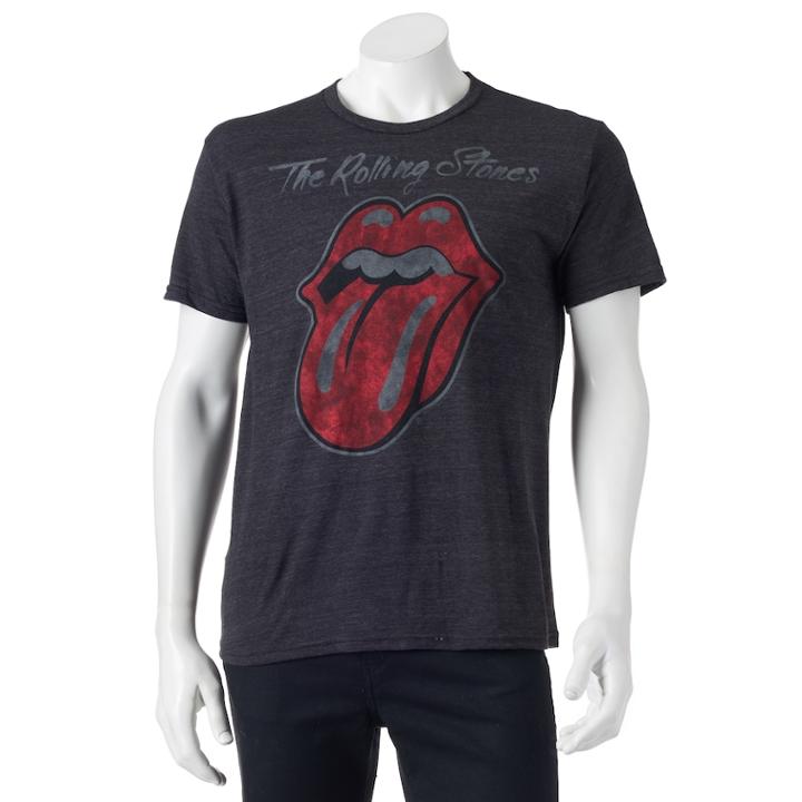 Men's The Rolling Stones Sticky Licks Band Tee, Size: Small, Grey (charcoal)