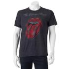 Men's The Rolling Stones Sticky Licks Band Tee, Size: Small, Grey (charcoal)