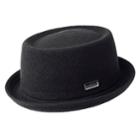 Men's Kangol Wool-blend Mowbray Pork Pie Hat, Size: Medium, Black