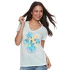 Disney's The Little Mermaid Juniors' Ariel Tee, Teens, Size: Xs, Turquoise/blue (turq/aqua)