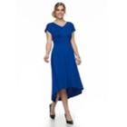 Petite Apt. 9&reg; Lace High-low Maxi Dress, Women's, Size: Xs Petite, Blue