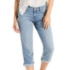 Women's Levi's&reg; Classic Cuffed Capri Jeans, Size: 12/31, Med Blue