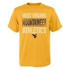 Boys' 4-18 West Virginia Mountaineers Light Streaks Tee, Size: 12-14, Gold