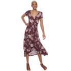Juniors' About A Girl Faux-wrap High-low Maxi Dress, Size: Small, Dark Pink