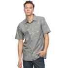 Men's Vans Graphic Button-down Shirt, Size: Xxl, Black