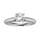 Round-cut Igl Certified Diamond Solitaire Engagement Ring In 14k White Gold (3/4 Ct. T.w.), Women's, Size: 7