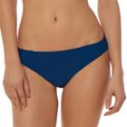 Women's Pink Envelope Solid Bikini Bottoms, Size: Large, Blue (navy)