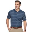 Big & Tall Van Heusen Classic-fit Windowpane Polo, Men's, Size: L Tall, Med Blue