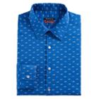 Men's Van Heusen Slim-fit Flex Collar Stretch Dress Shirt, Size: 17 36/37, Blue Other