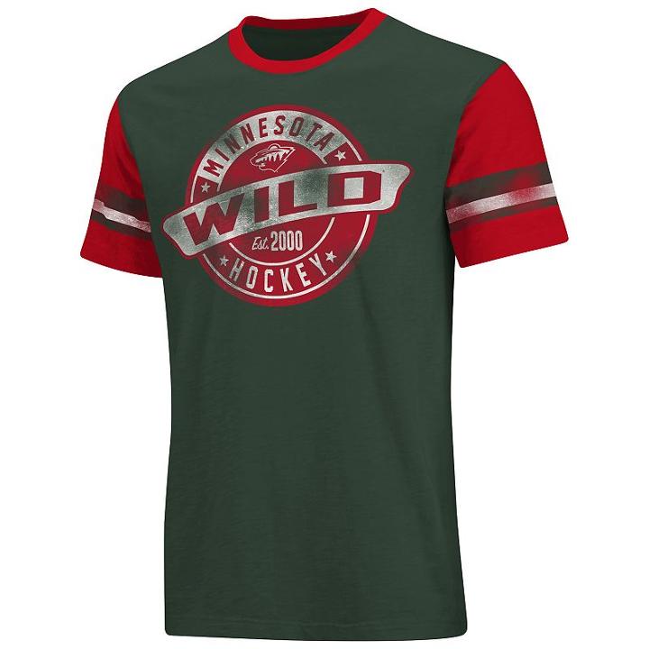 Men's Minnesota Wild Dangle Tee, Size: Large, Ovrfl Oth