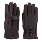 Women's Isotoner Stretch Ottoman Fleece Smartouch Smartdri Tech Gloves, Size: S-m, Black