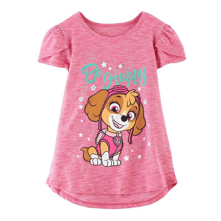 Girls 4-10 Jumping Beans&reg; Paw Patrol Skye Be Happy Tee, Size: 7, Red Other