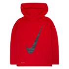 Boys 4-7 Nike Vertical Logo Hoodie, Size: 6, Brt Red