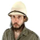 Pith Helmet - Adult, Beig/green (beig/khaki)