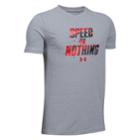 Boys 8-20 Under Armour Speed Or Nothing Tee, Size: Small, Med Grey