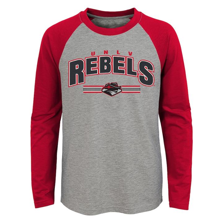 Boys 4-18 Unlv Rebels Audible Tee, Size: 16-18, Grey