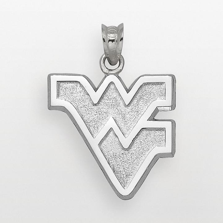 West Virginia Mountaineers Sterling Silver Logo Charm, Women's, Size: 5/8, Multicolor