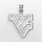 West Virginia Mountaineers Sterling Silver Logo Charm, Women's, Size: 5/8, Multicolor