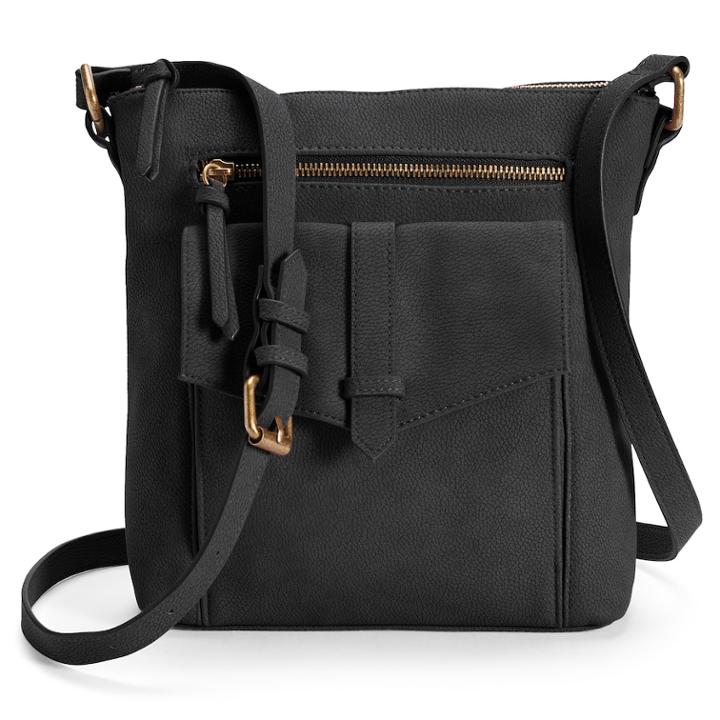 Sonoma Goods For Life&trade; Brienne Crossbody Bag, Women's, Black