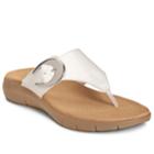 A2 By Aerosoles Wipline Thong Sandals - Women, Size: Medium (7.5), White