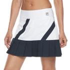 Women's Fila Sport&reg; Stripe Pleated Hem Skort, Size: Large, White