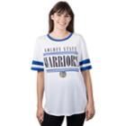 Women's Golden State Warriors Ringer Tee, Size: Xl, White