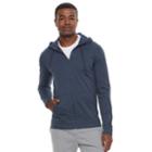 Men's Tek Gear&reg; Ultra Soft Jersey Hoodie, Size: Large, Blue (navy)