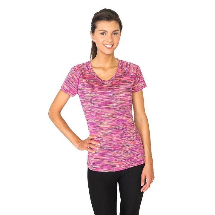 Women's Rbx Short Sleeve Space-dyed Tee, Size: Xl, Drk Purple