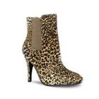 Olivia Miller Shania Women's High Heel Chelsea Boots, Girl's, Size: 6, Brown