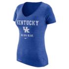 Women's Nike Kentucky Wildcats Franchise Tee, Size: Small, Blue