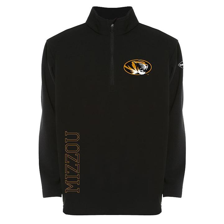 Men's Franchise Club Missouri Tigers Thermatec Pullover, Size: Small, Black