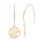 Lc Lauren Conrad Tropical Filigree Drop Earrings, Women's, Gold