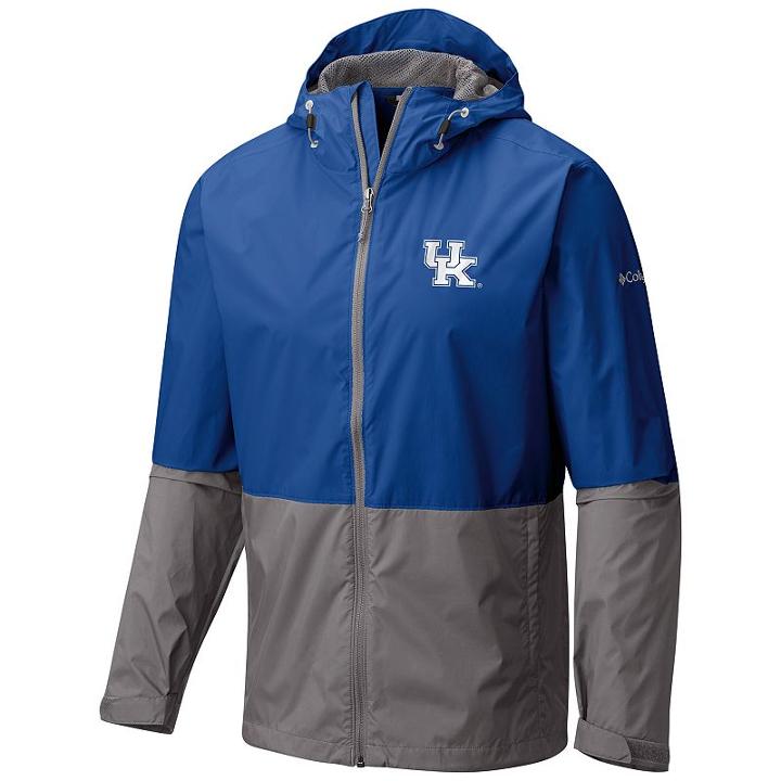 Men's Columbia Kentucky Wildcats Roan Mountain Jacket, Size: Large, Brt Blue