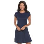 Juniors' So&reg; Ribbed T-shirt Dress, Teens, Size: Xl, Blue