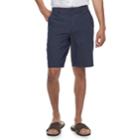 Men's Marc Anthony Slim-fit Textured Stretch Shorts, Size: 34, Blue