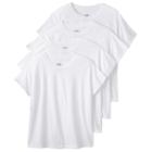 Boys 4-20 Hanes 4-pack Ultimate X-temp Crew Tees, Boy's, Size: Xl, White