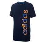 Boys 8-20 Adidas Linear Read Tee, Boy's, Size: Large, Blue (navy)